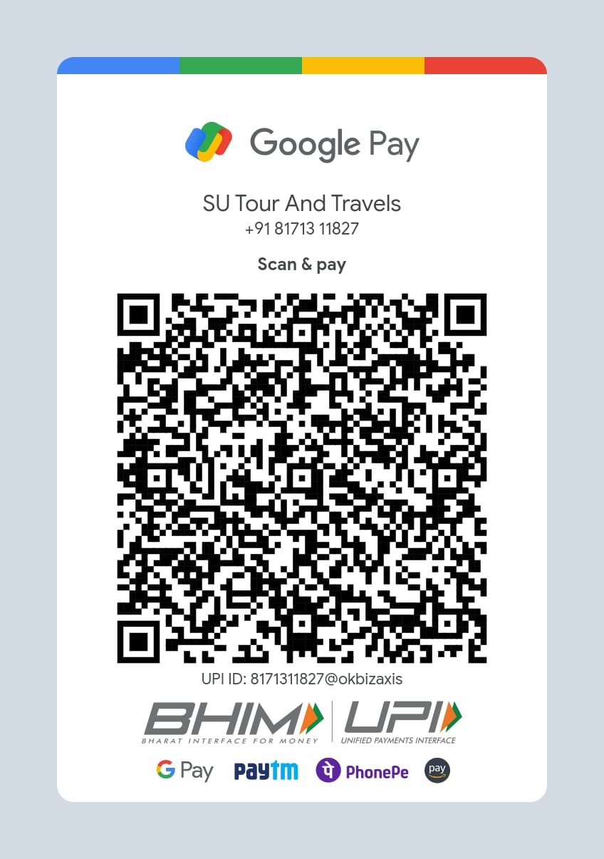 SU Tour and Travel UPI Payment QR Code